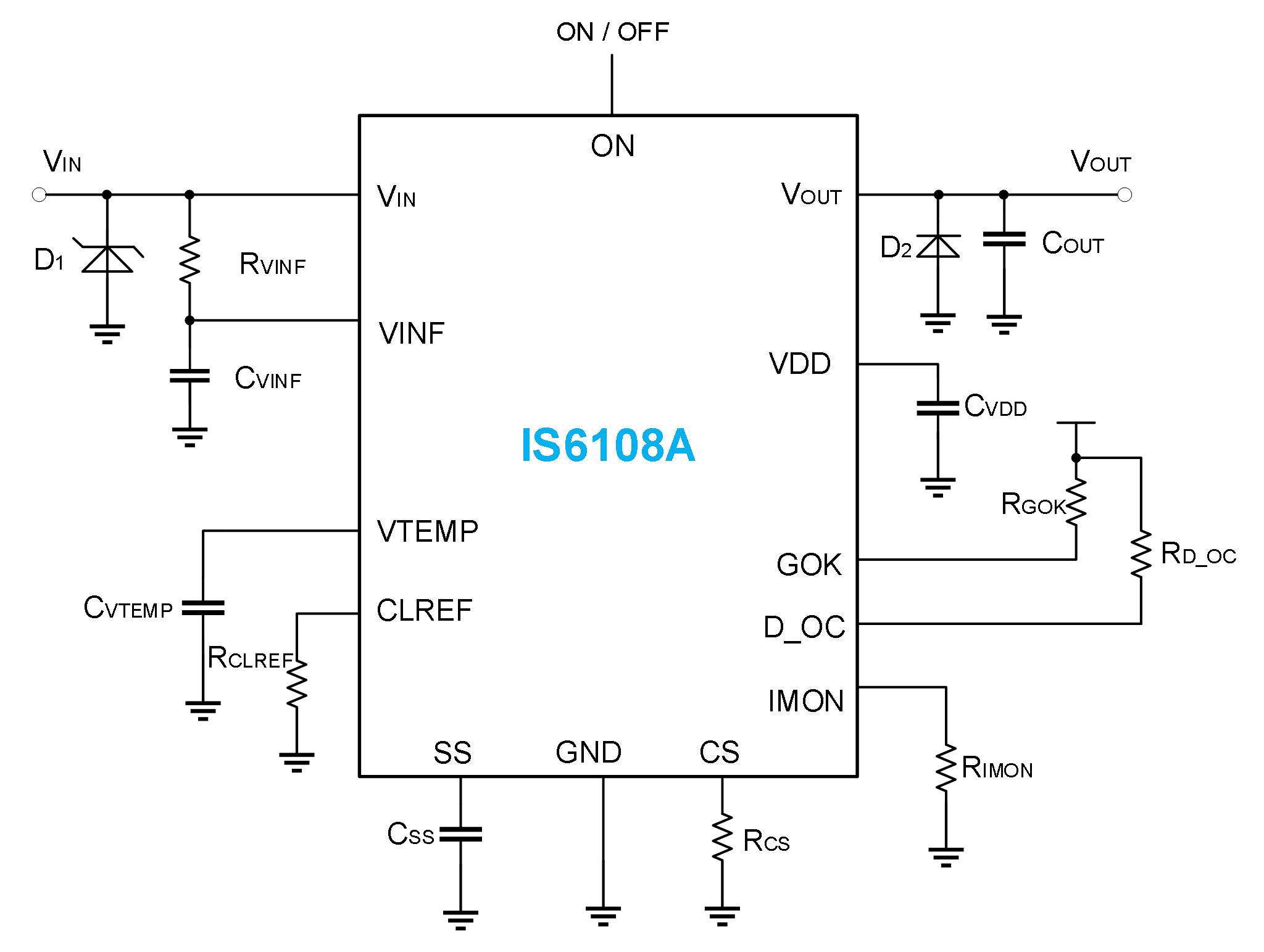 IS6108A - Typical Application Circuit