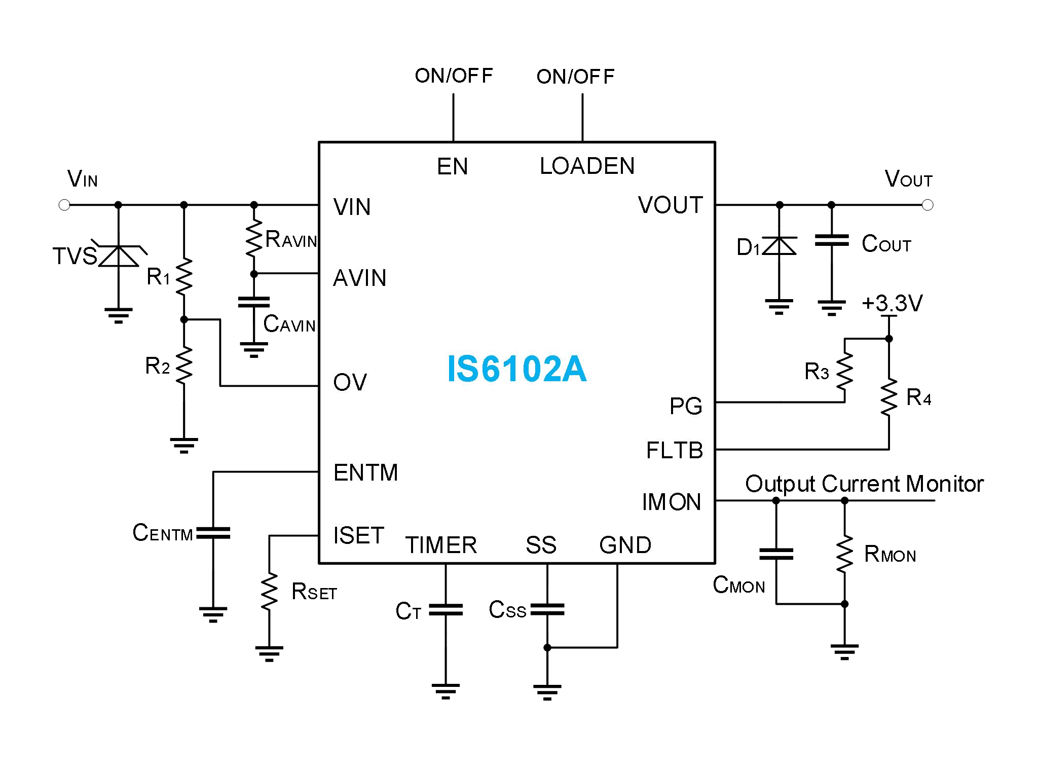 IS6102A - Typical Application Circuit