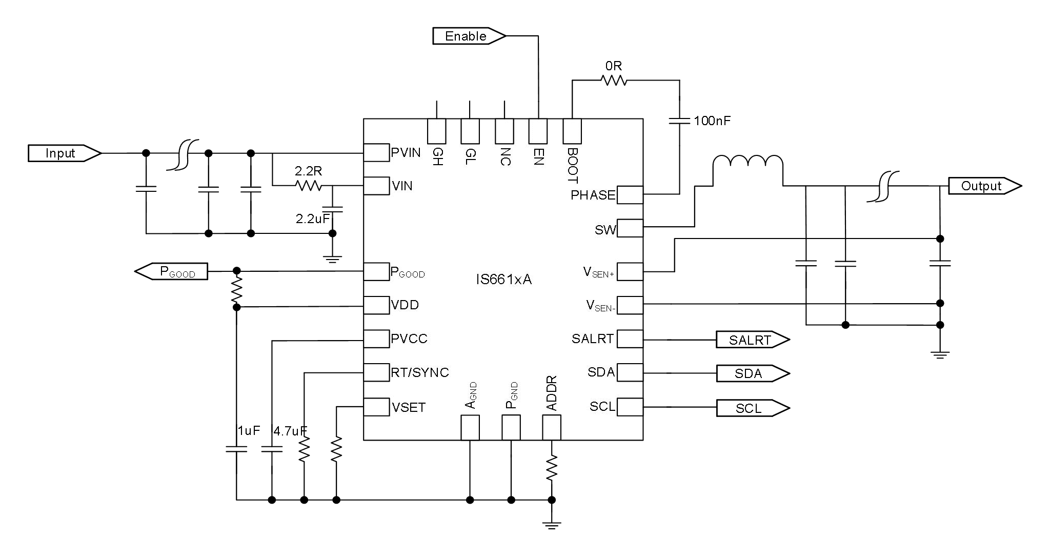 IS6613A - Typical Application Circuit