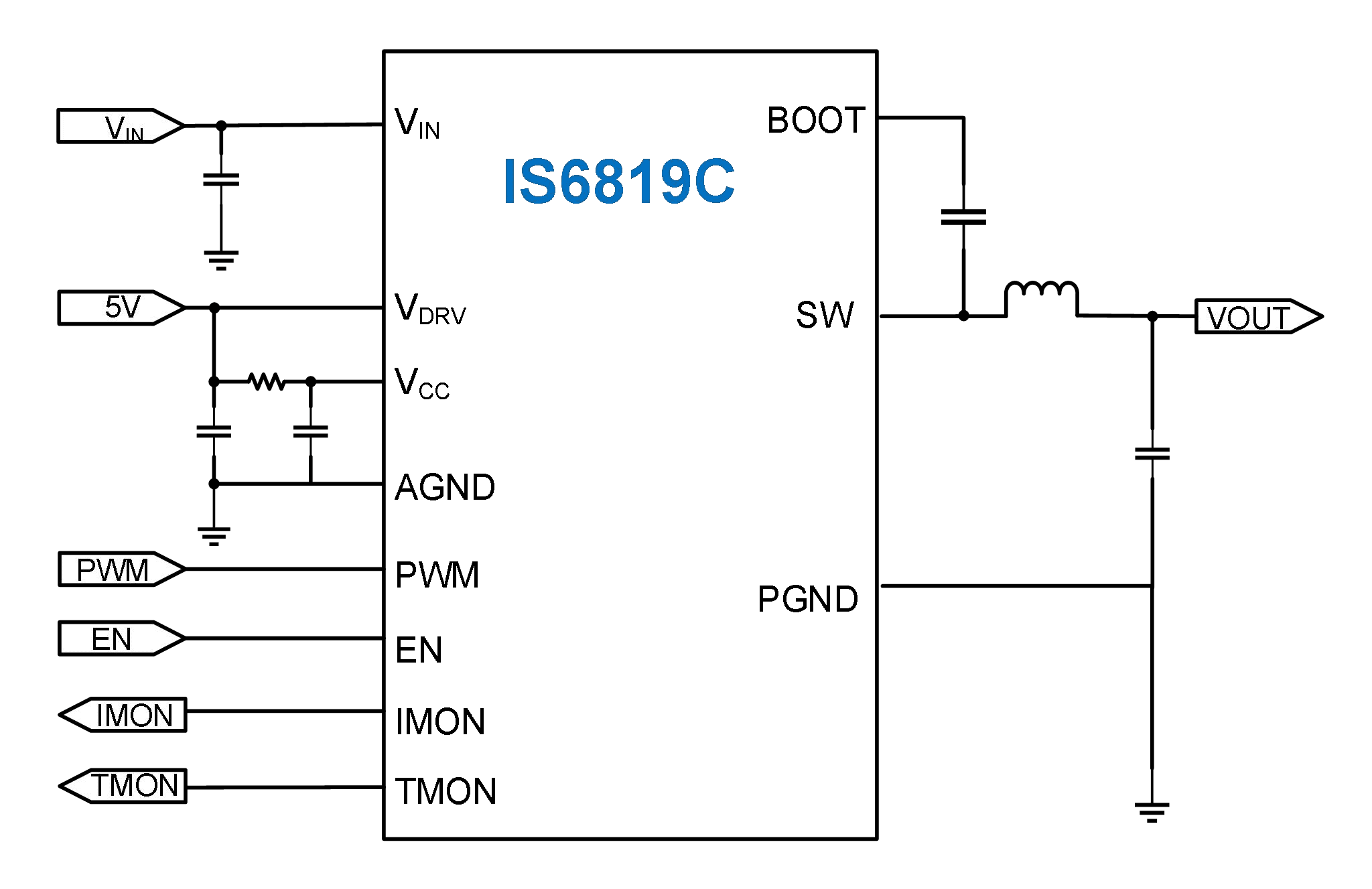 IS6819C - Typical Application Circuit