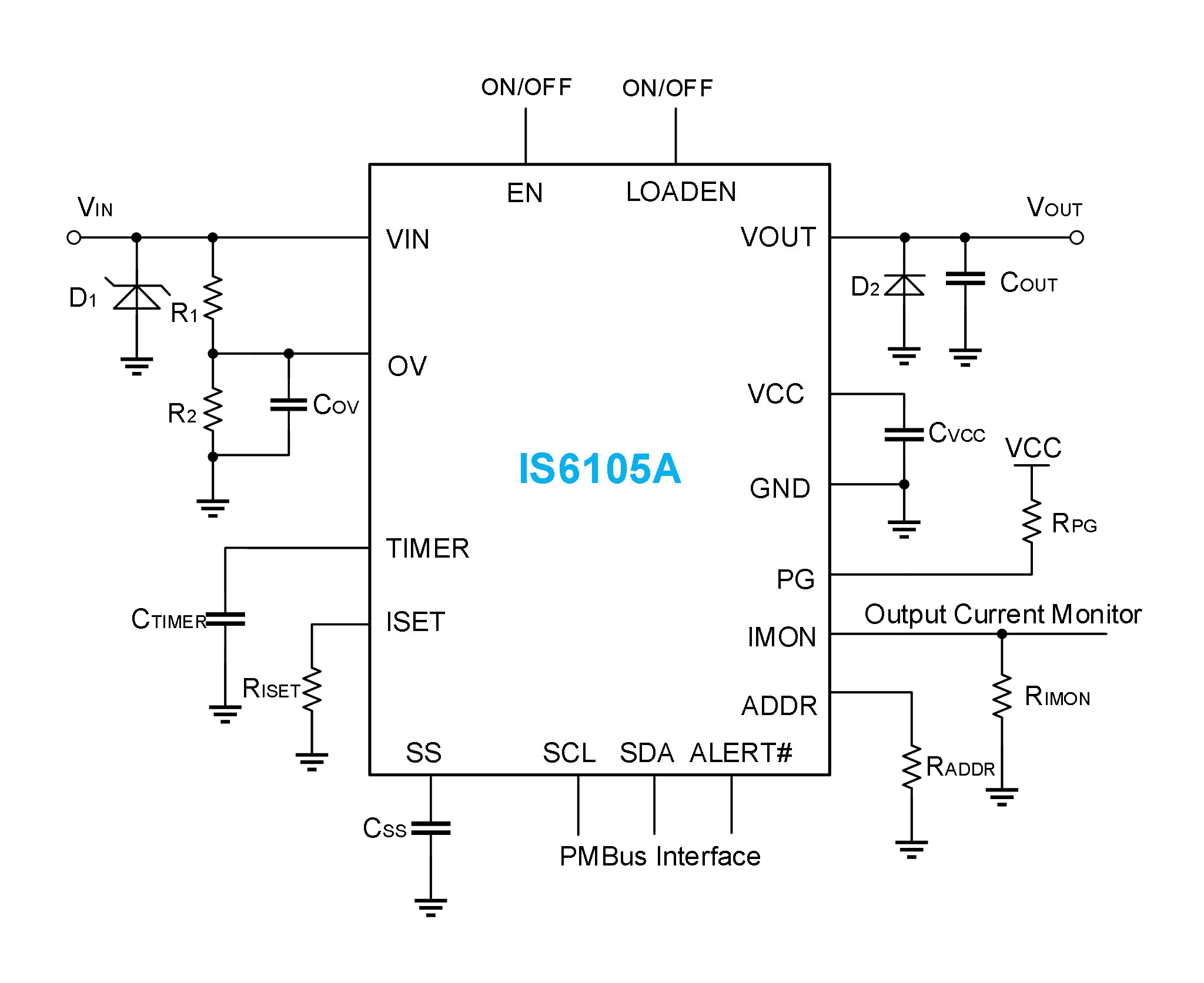 IS6105A - Typical Application Circuit