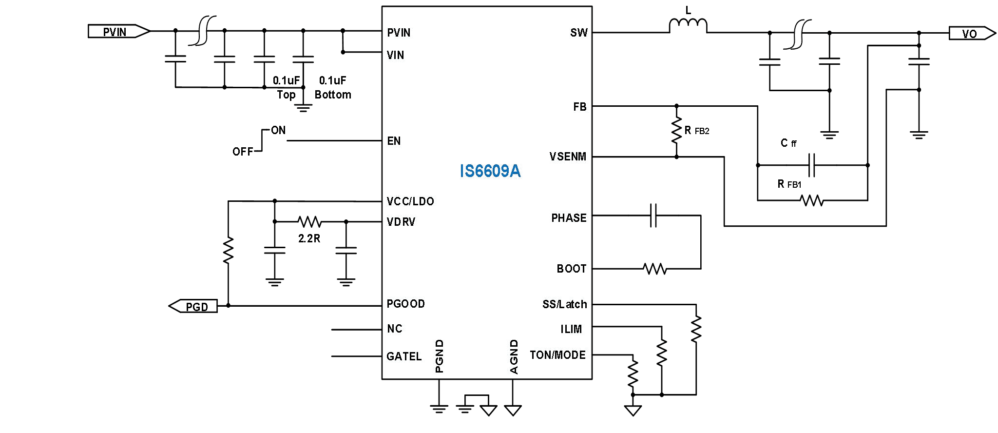 IS6609A - Typical Application Circuit
