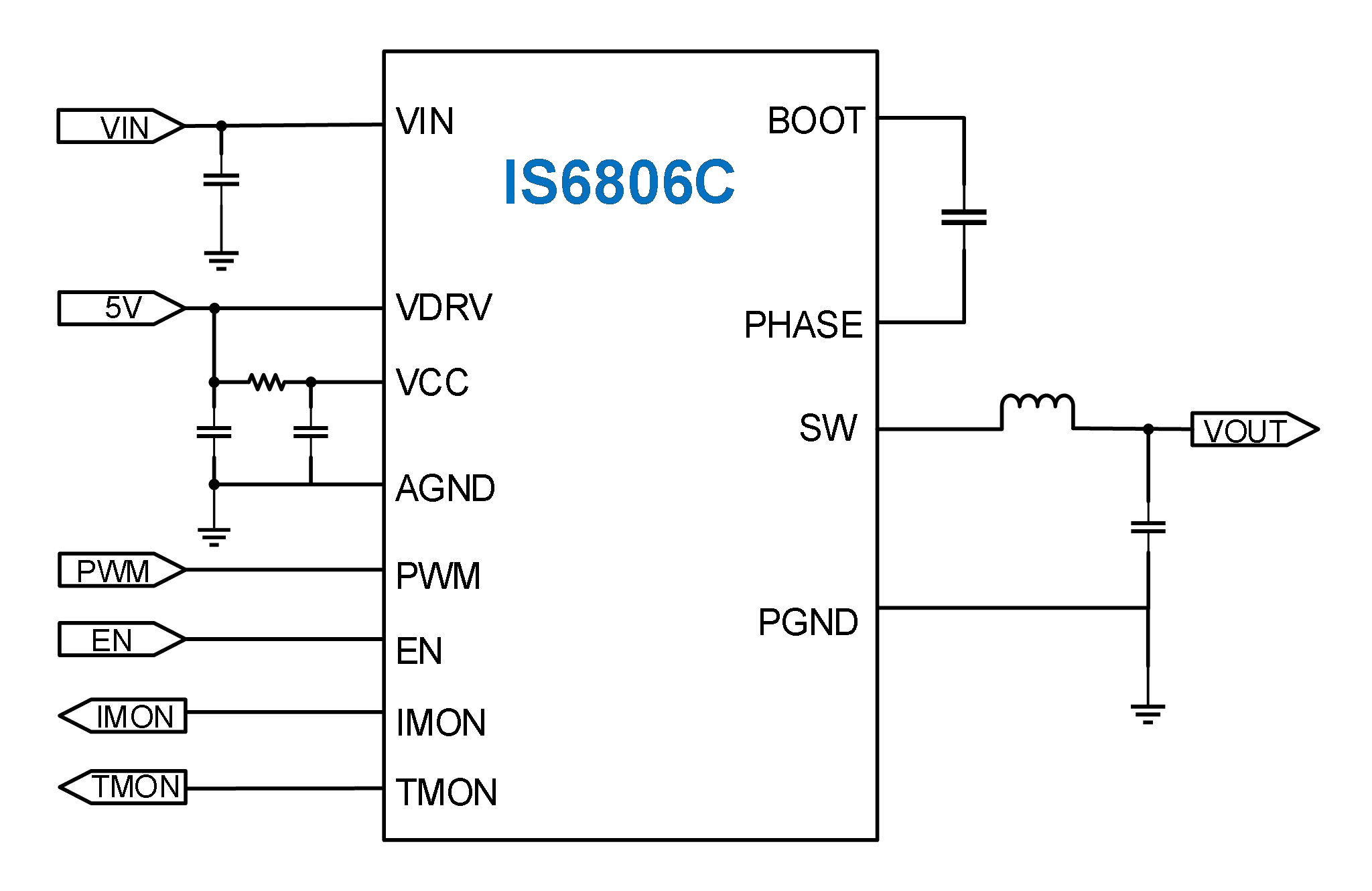 IS6806C - Typical Application Circuit