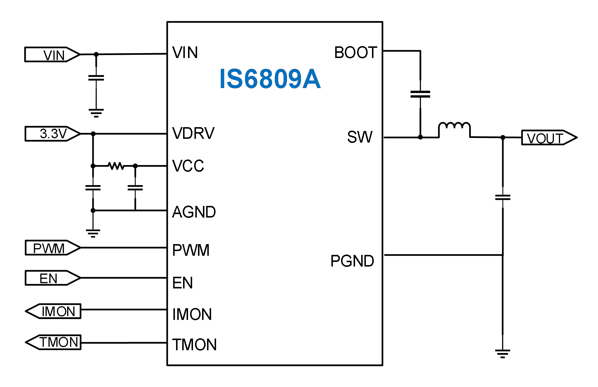 IS6809A - Typical Application Circuit