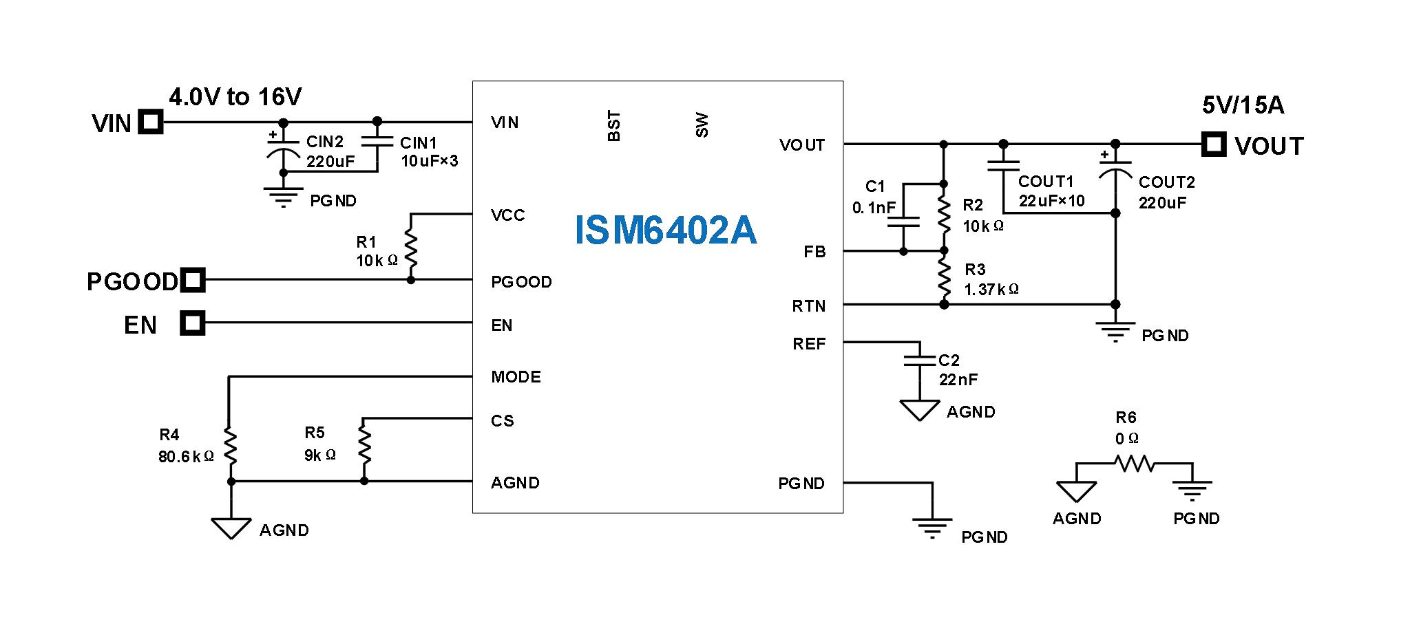 ISM6402A - Typical Application Circuit 2