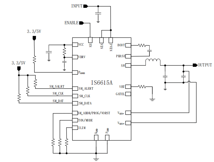 IS6615A - Typical Application Circuit